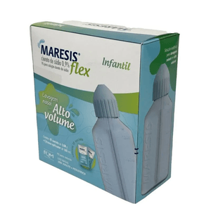 Maresis Flex Infantil 0.9% 30 Envelopes + Frasco Lavador Nasal 120mL